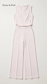 Valborg | Sleeveless Wide-Leg Jumpsuit