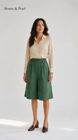 Yara | Relaxed Shorts with Elastic Waist