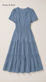 Vickie | Boho A-Line Maxi Dress