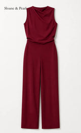 Valborg | Sleeveless Wide-Leg Jumpsuit