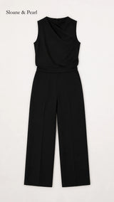Valborg | Sleeveless Wide-Leg Jumpsuit
