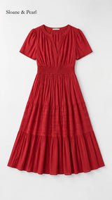 Vickie | Boho A-Line Maxi Dress