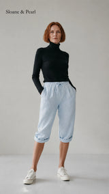 Oaklynn | Cotton Linen Relaxed Shorts