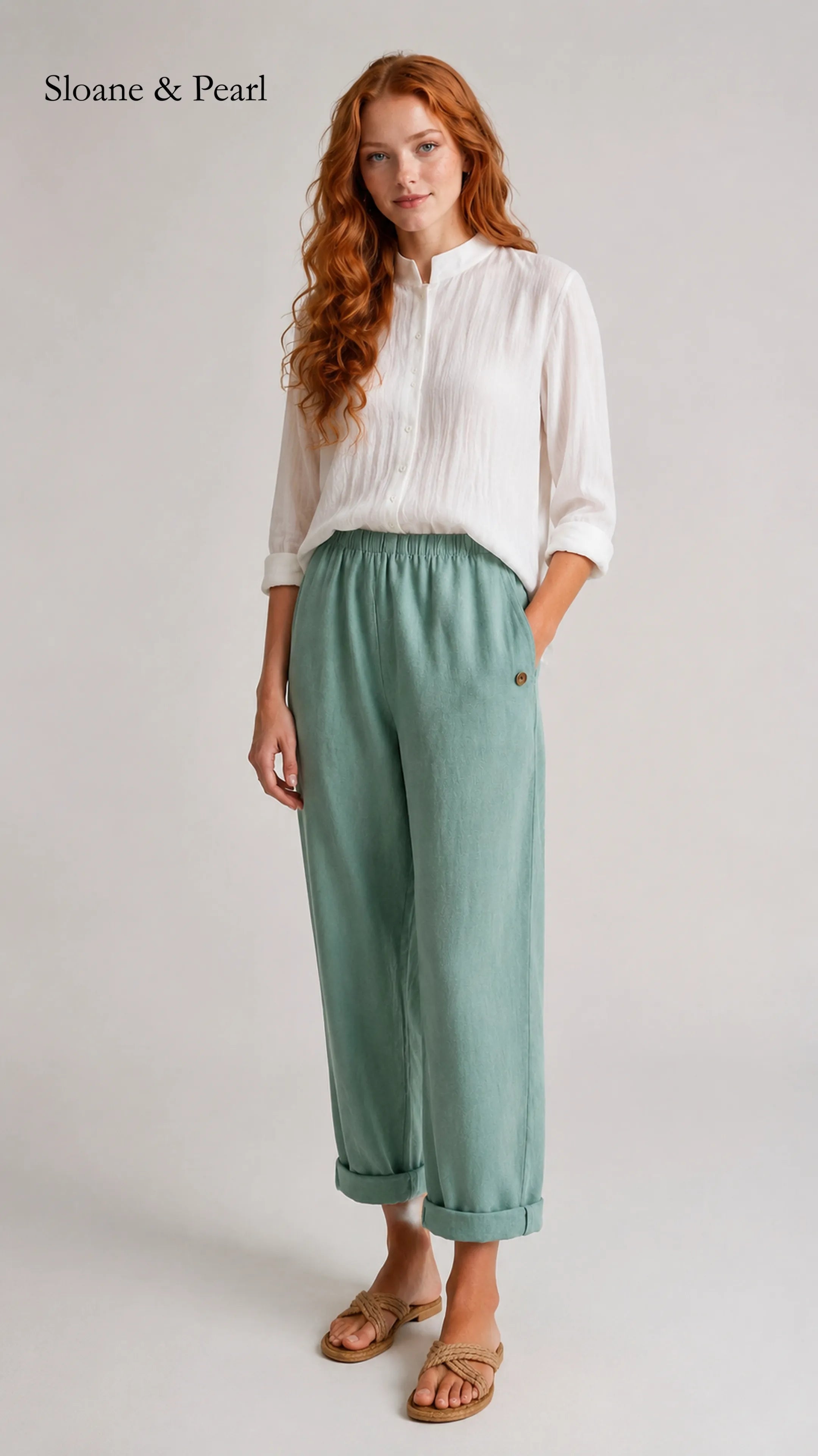 Julia | Airy Linen Trousers