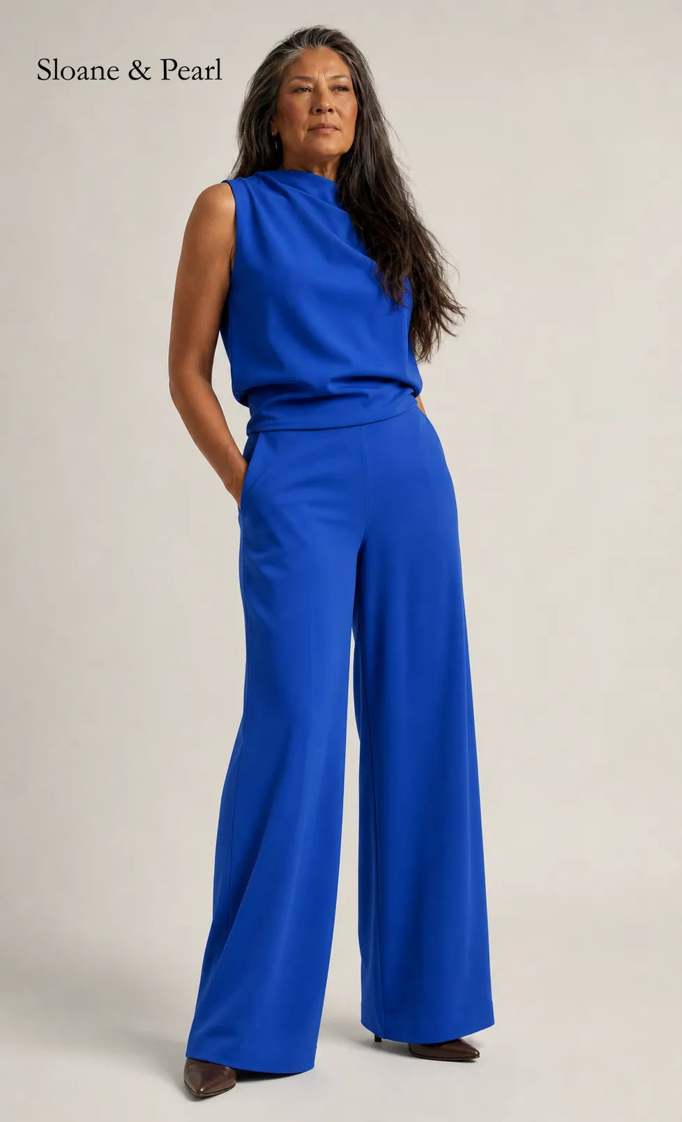 Valborg | Sleeveless Wide-Leg Jumpsuit