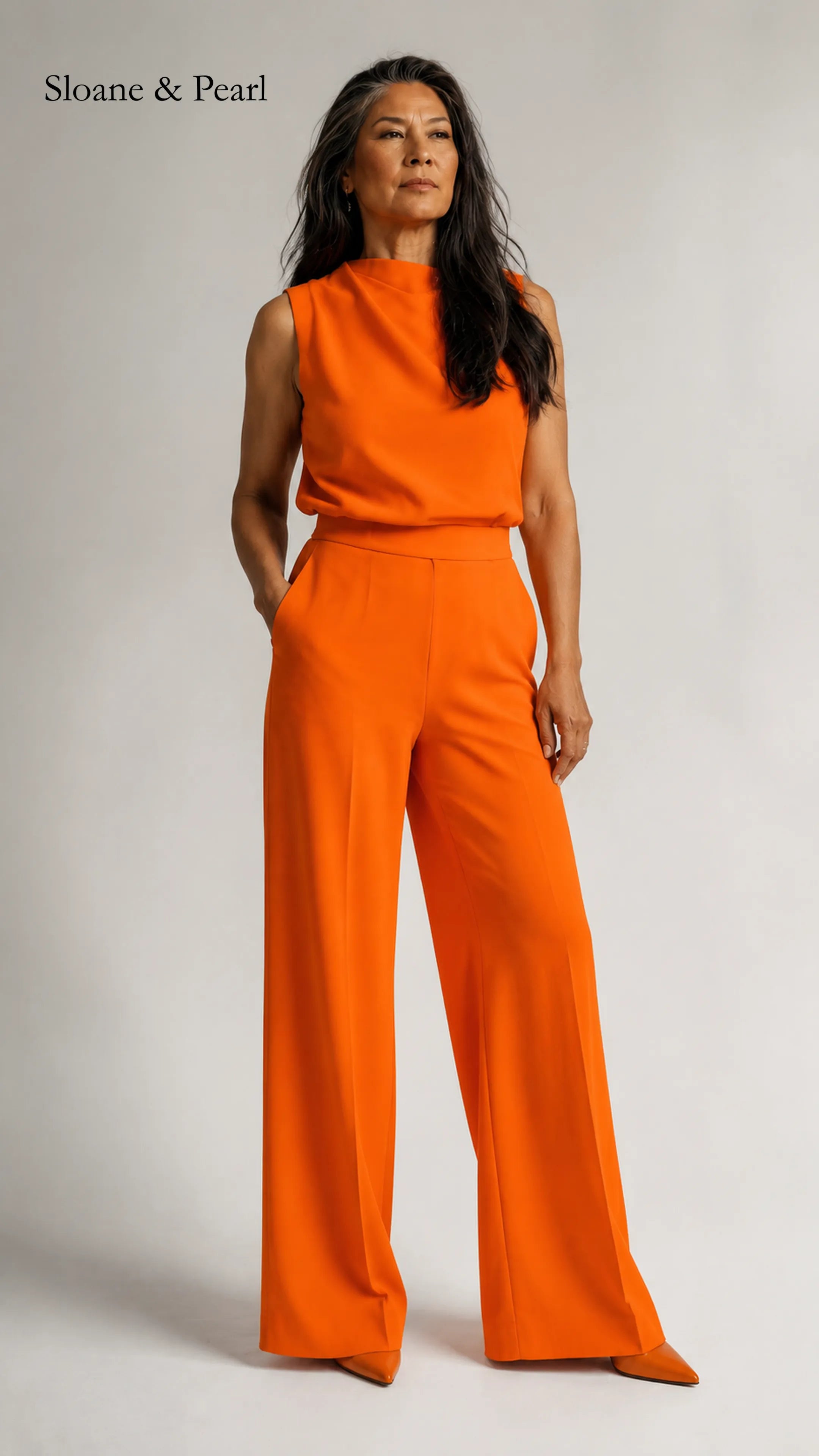 Valborg | Sleeveless Wide-Leg Jumpsuit