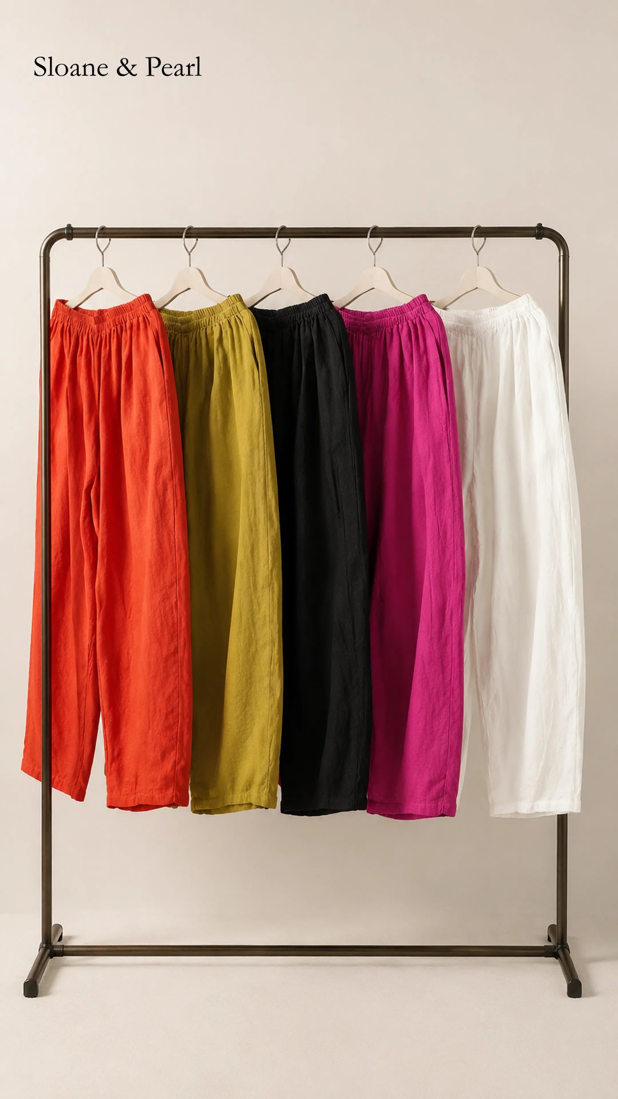 Adalyn | Airy Cotton-Linen Trousers