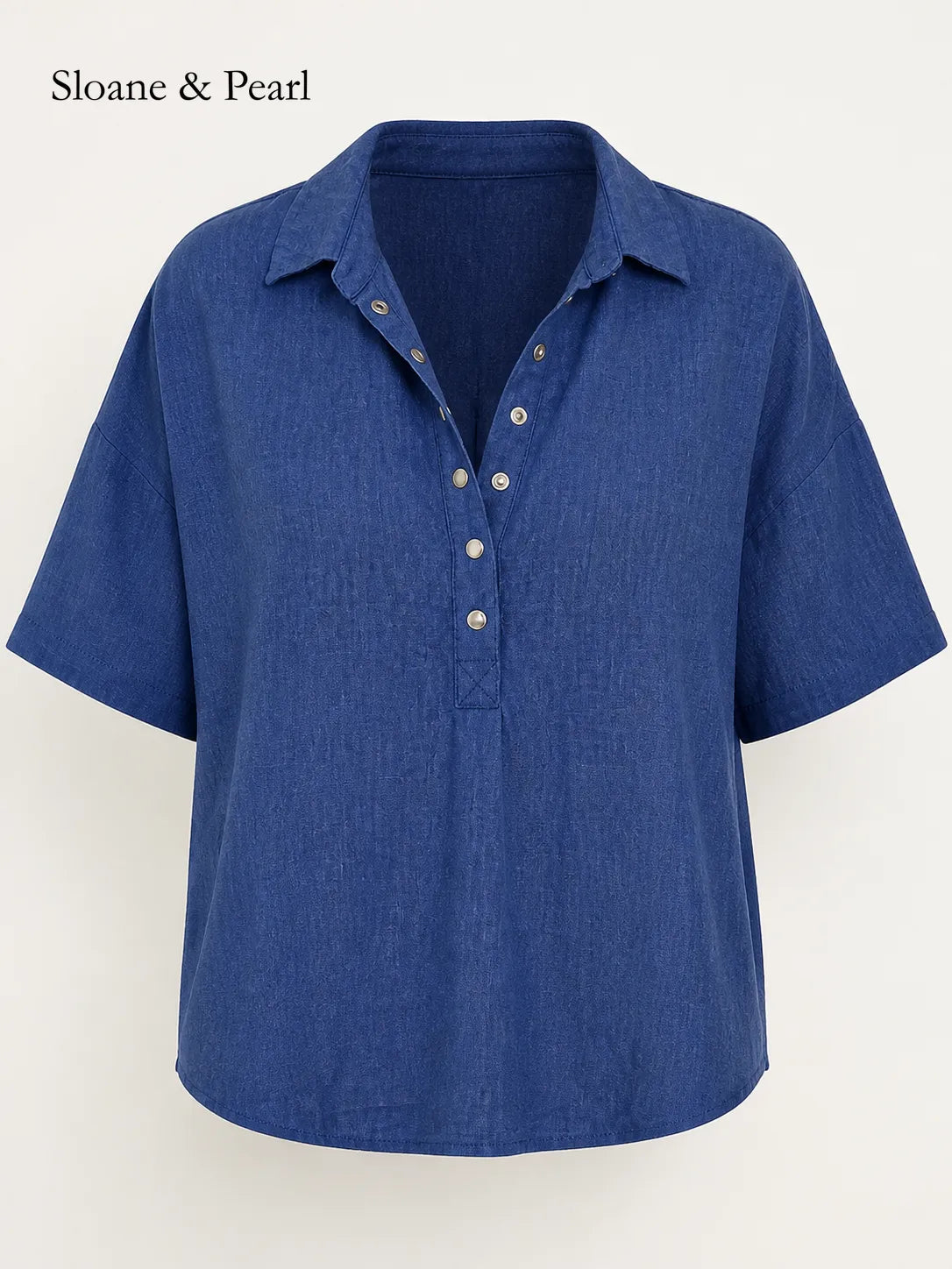 Celia | Collar Button-Down Blouse