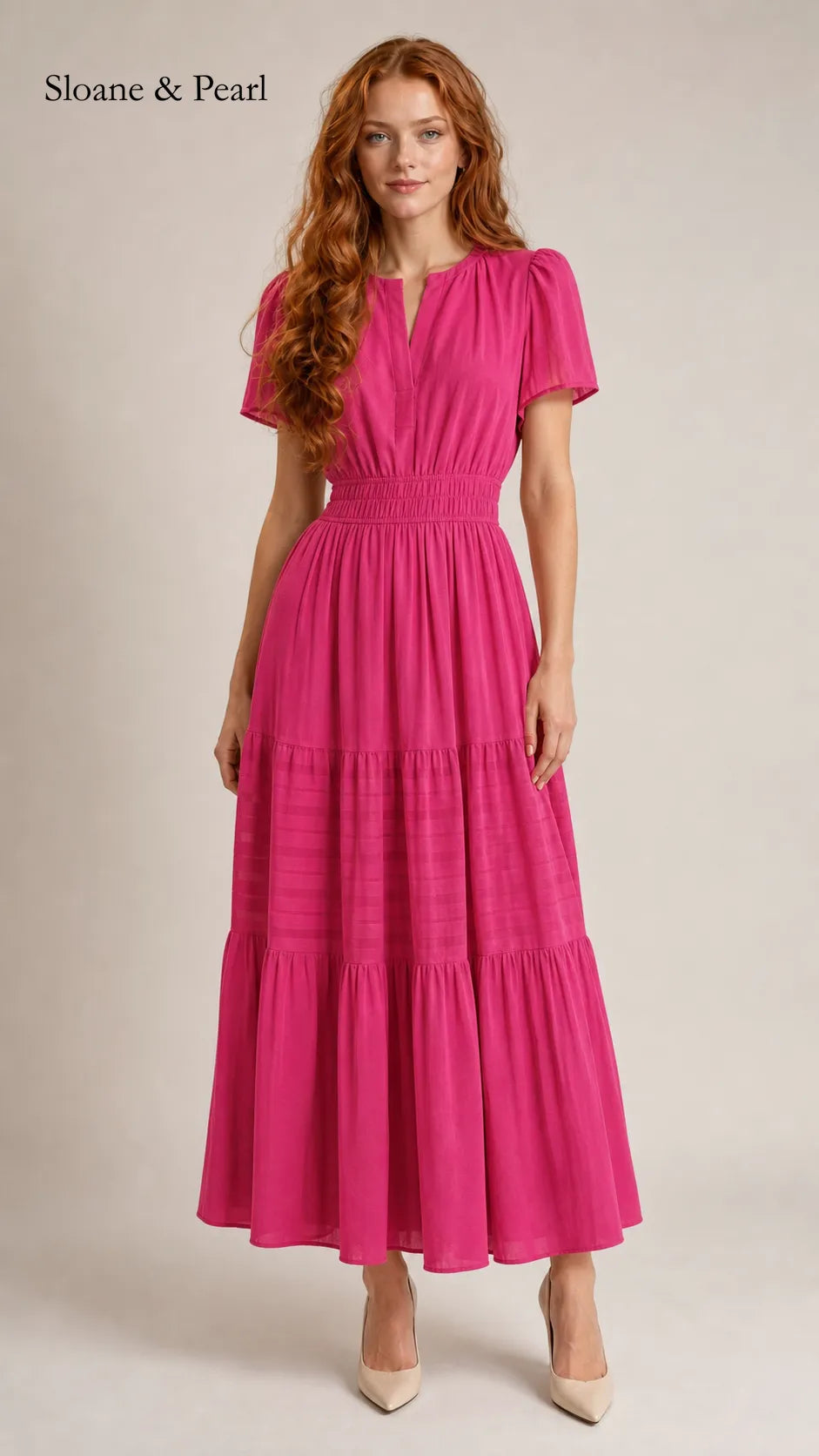 Vickie | Boho A-Line Maxi Dress