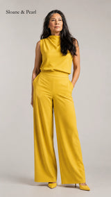 Valborg | Sleeveless Wide-Leg Jumpsuit