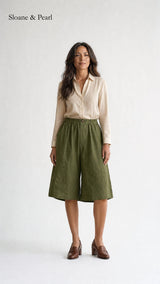 Yara | Relaxed Shorts with Elastic Waist