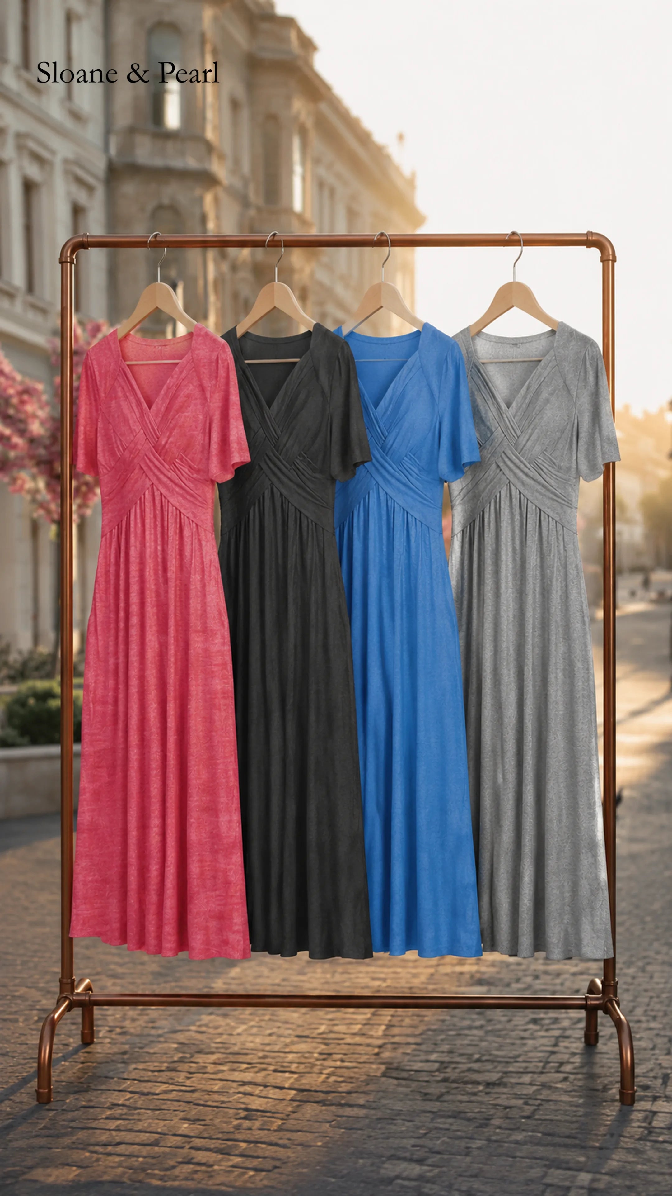 Jessalyn | Elegant Flattering Midi Dress