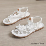 Tyson | Floral Flat Sandal