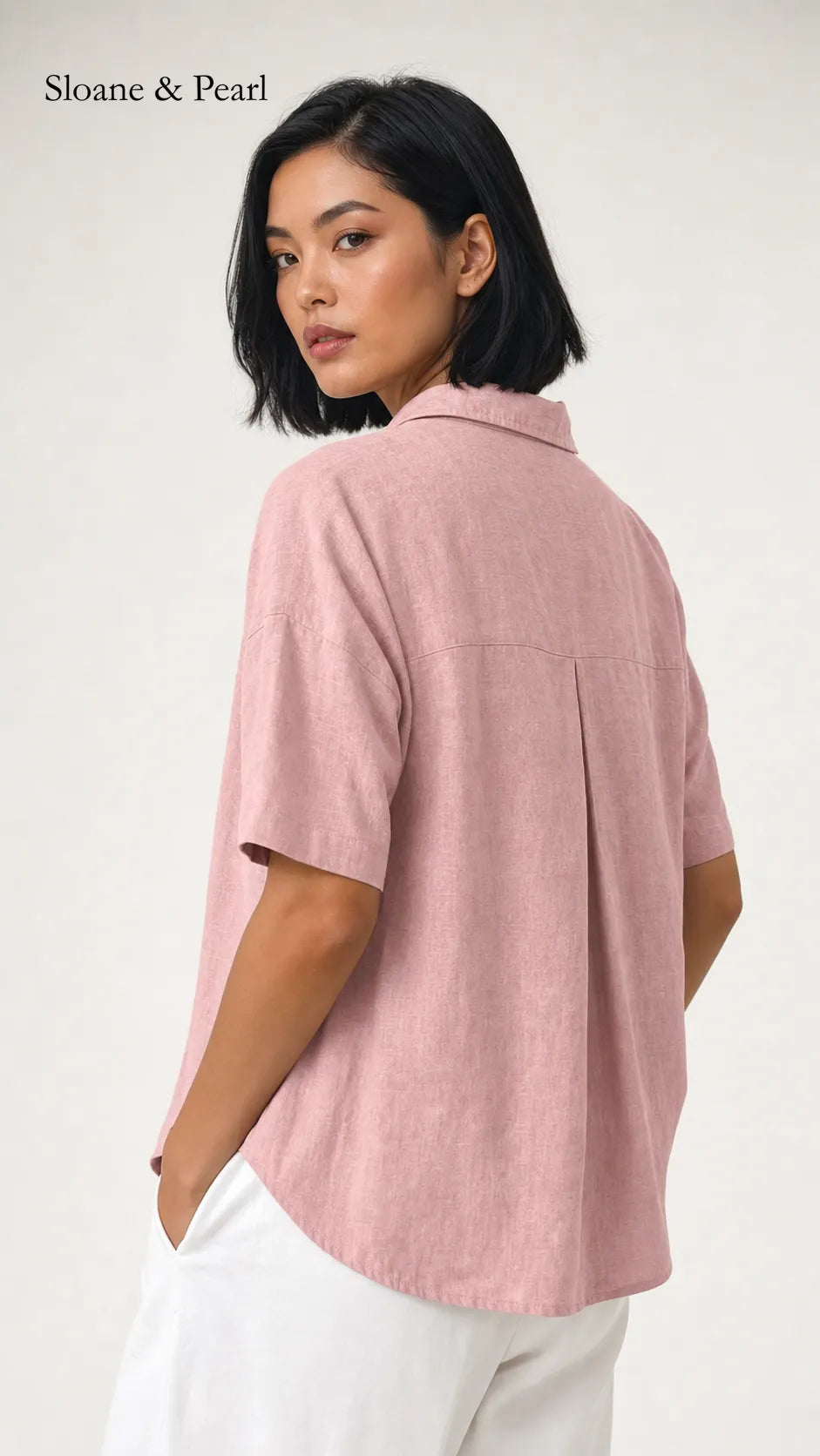 Celia | Collar Button-Down Blouse