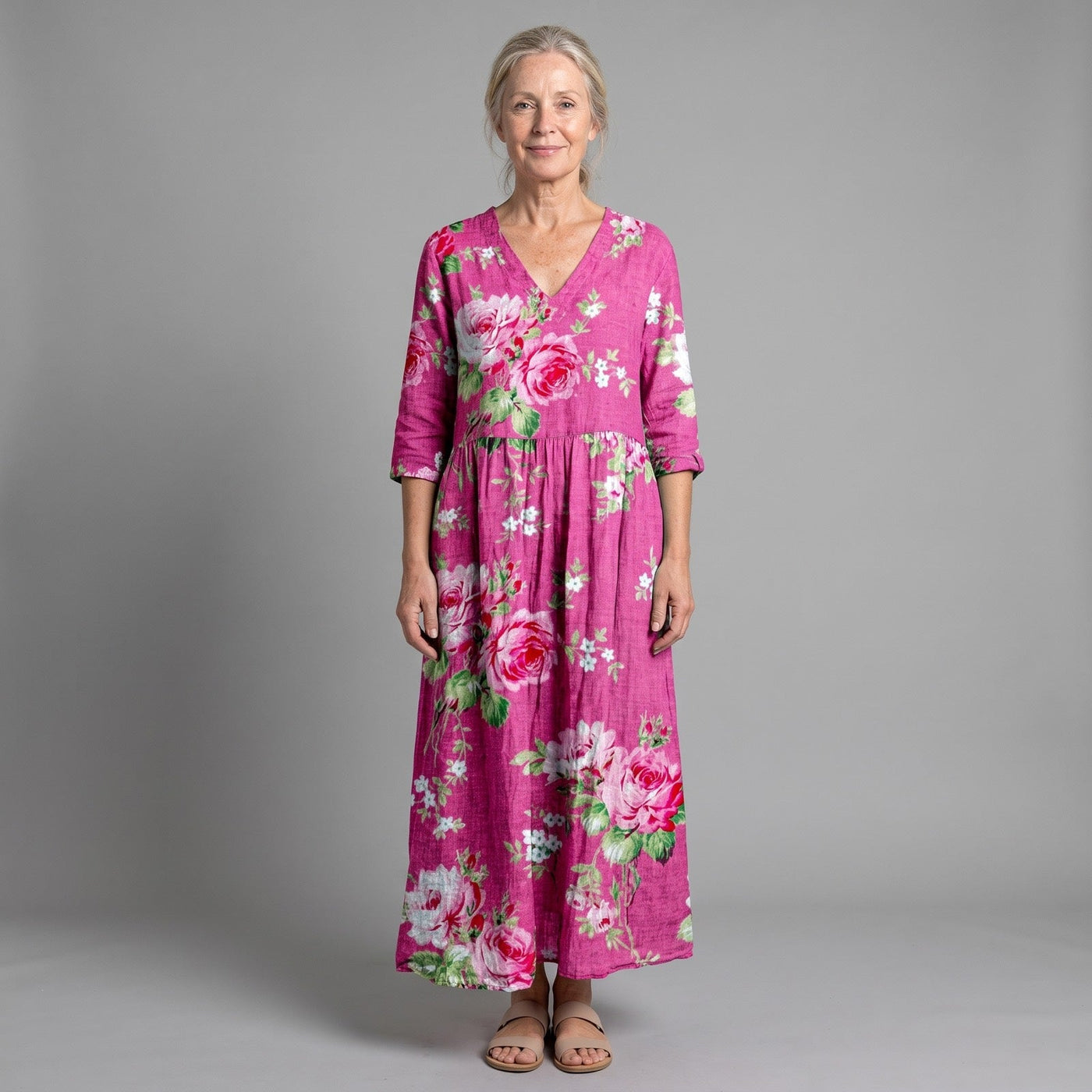 Taryn | Floral Summer Midi Dress