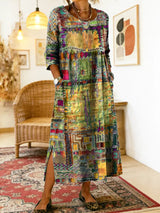 Iyla | Artisan Patchwork Maxi Dress
