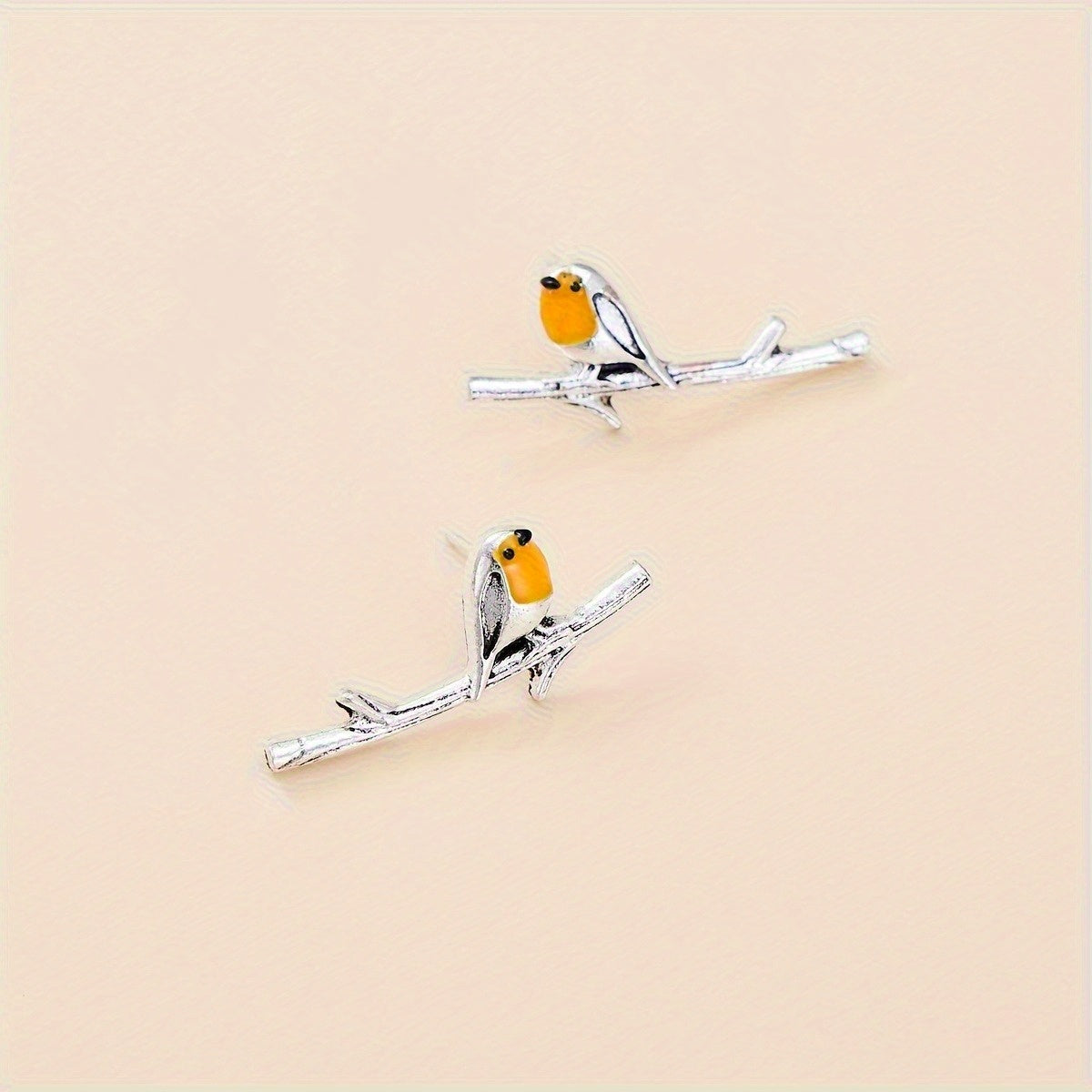 Ximena | Whimsical Bird Drop Earrings