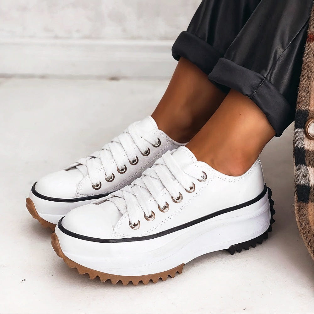 Camille | Canvas Lace-Up Everyday Sneakers