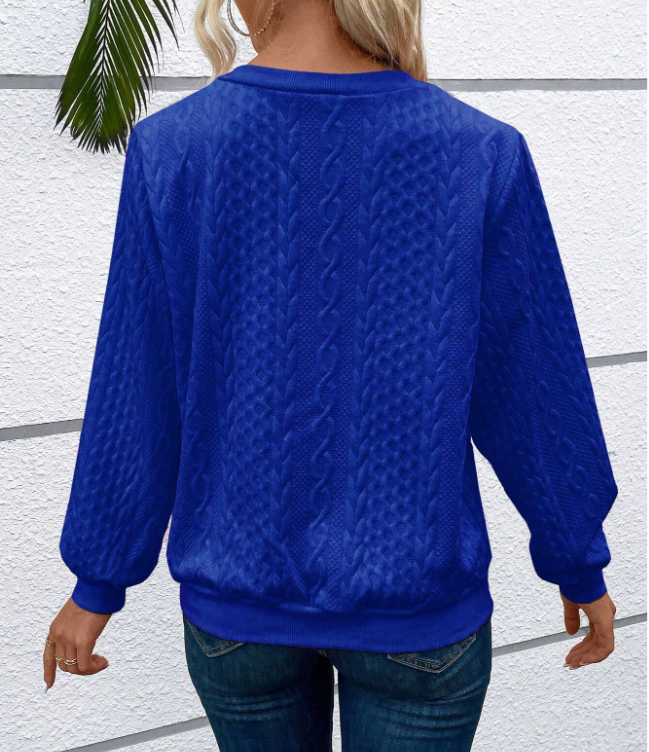 Céleste | Elegant Quarter-Zip Knit Sweater