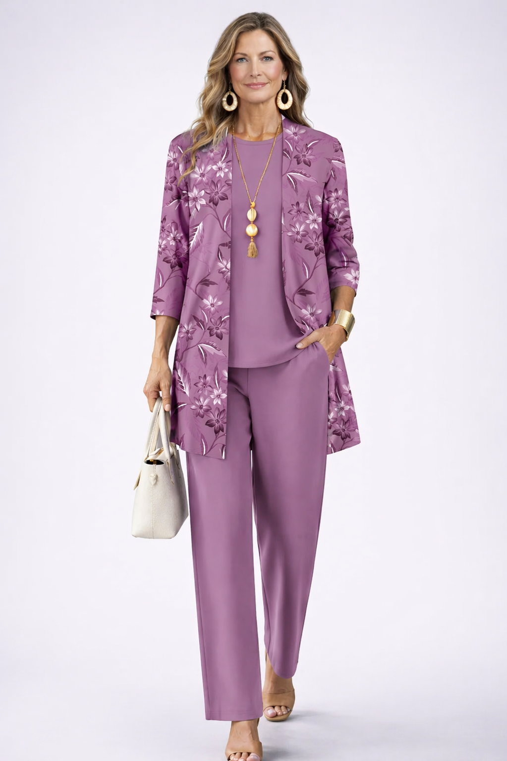 Whitley | Patterned Cardigan Co-Ord Set