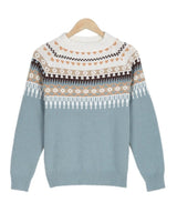 Isolde | Fair Isle Knit Sweater