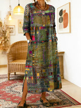 Iyla | Artisan Patchwork Maxi Dress