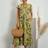 Céleste | Breezy Floral Midi Dress