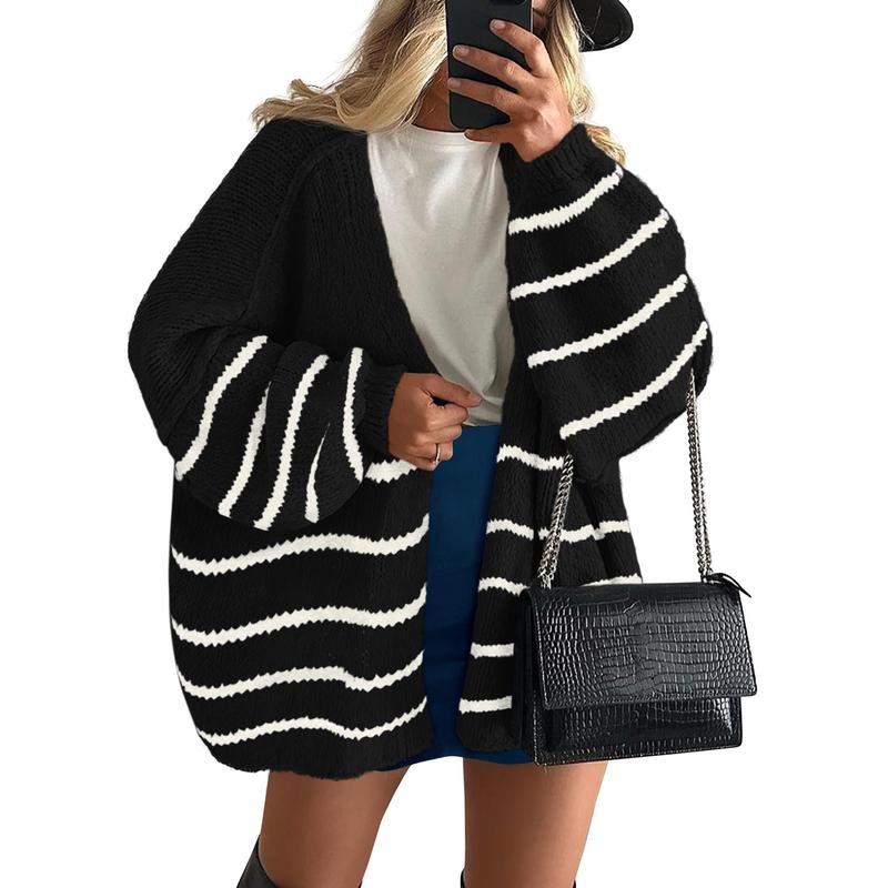 Veronika | Oversized Lantern Sleeve Knit Cardigan