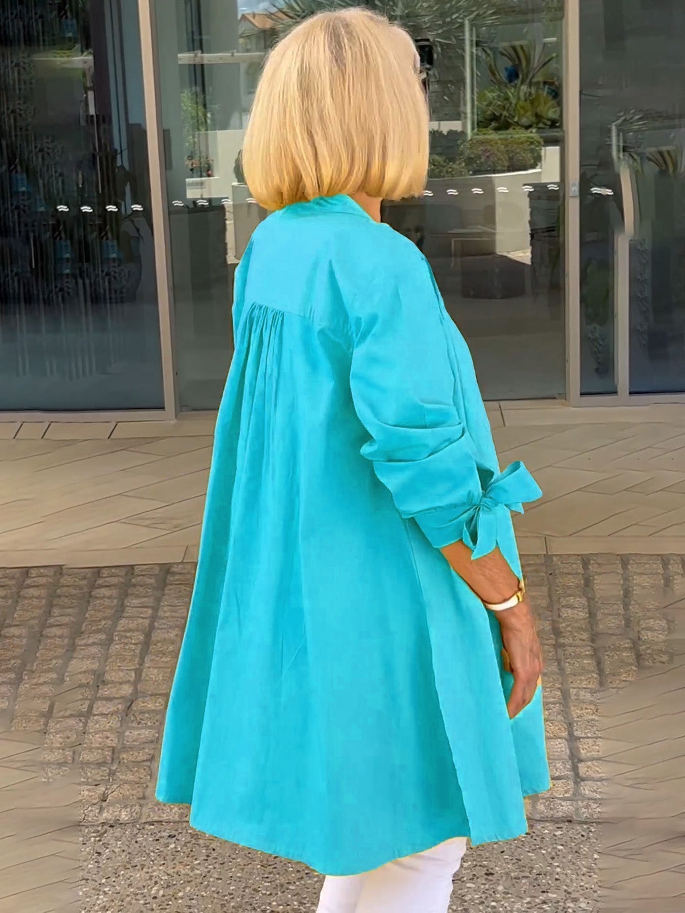 Célina | Classy Long Shirt Jacket