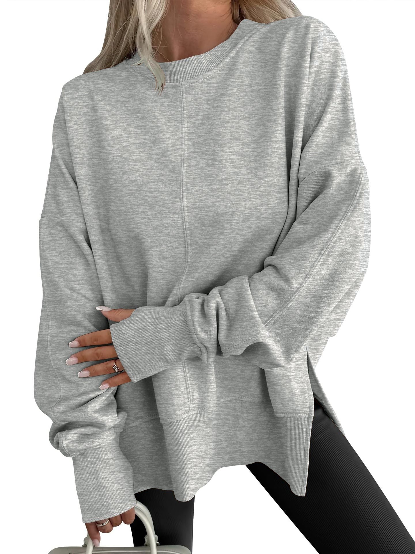 Cléa | Oversized Cozy Long Sleeve Sweatshirt