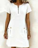Kaitlin | Breezy Cotton-Linen Dress