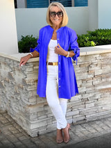 Célina | Classy Long Shirt Jacket