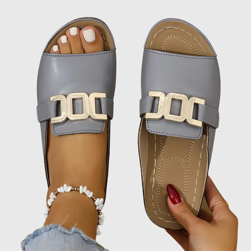 Bianca | Buckle Sandals Cushioned Comfort