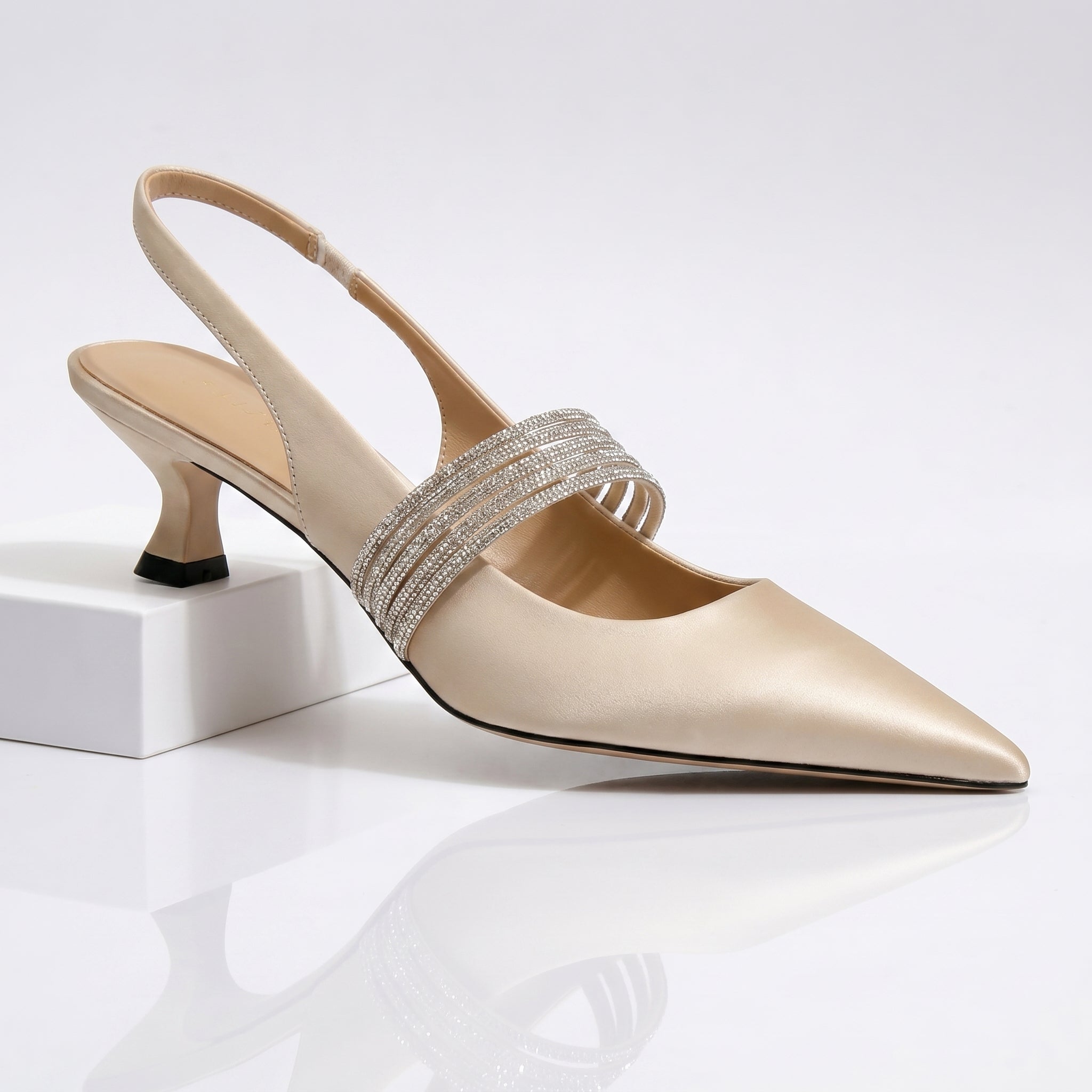 Rory | Crystal Kitten Heels