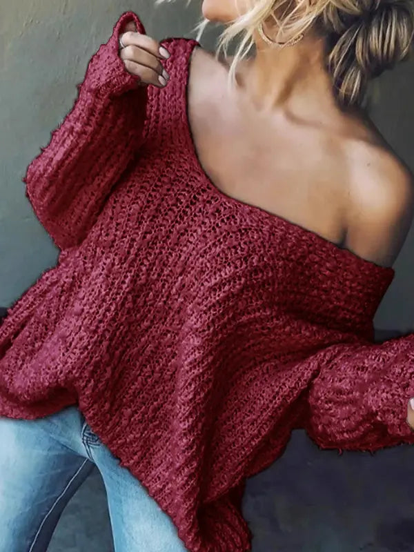 Celeste | Drop Shoulder Cozy Long Sleeve Sweater