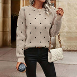 Vivienne | Polka Dot Knit Sweater