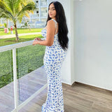 Krista | Floral Midi Dress Feminine
