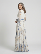 Marsha | Floral Maxi Dress with Long Sleeves