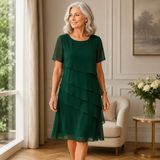 Marlow | Elegant Ruffle Tiered Dress