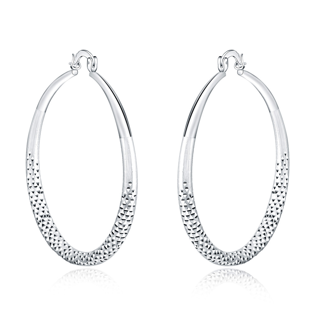 Loretta | Sterling Silver Circle Hoop Earrings