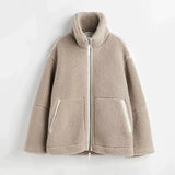 Téa | Plush Teddy Fleece Zip Jacket