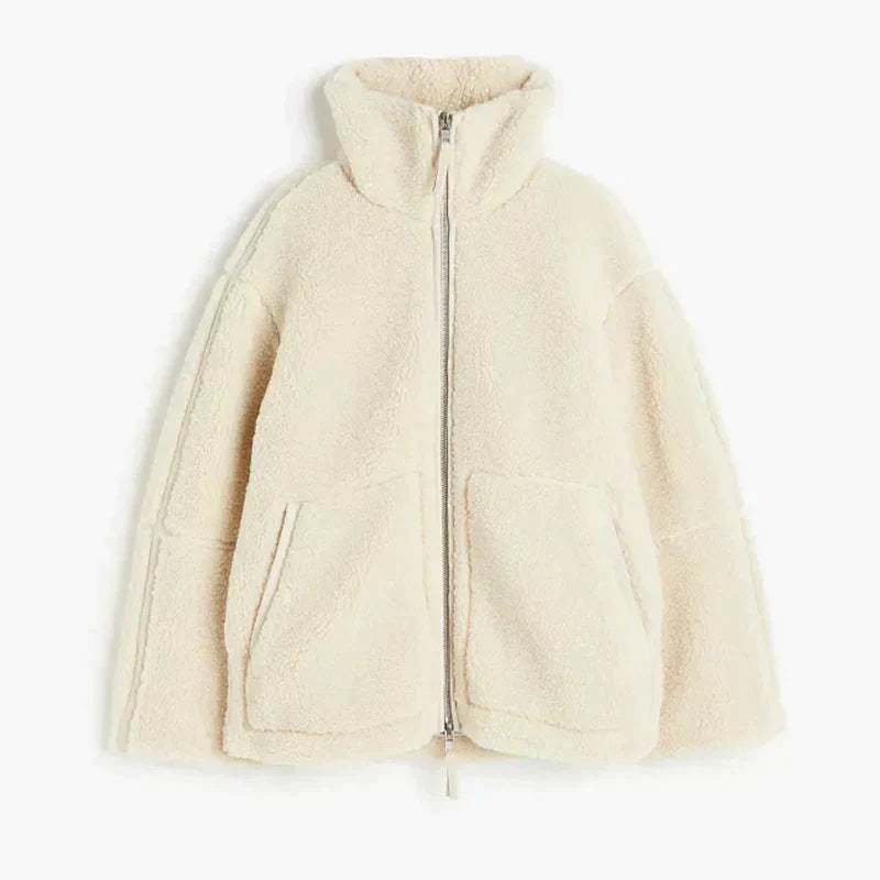 Téa | Plush Teddy Fleece Zip Jacket