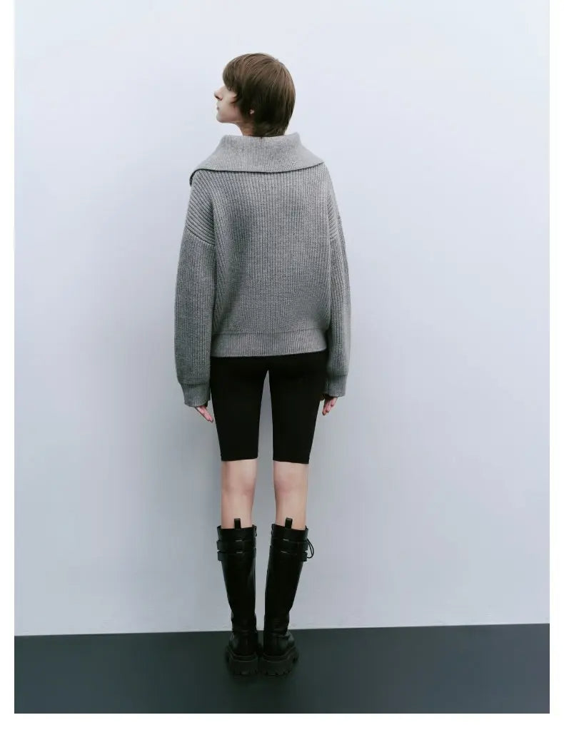 Céleste | Cozy Half-Zip Knit Sweater