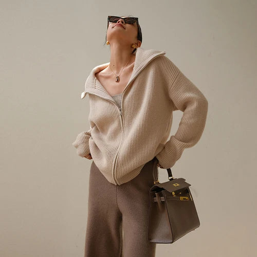 Céleste | Cozy Half-Zip Knit Sweater
