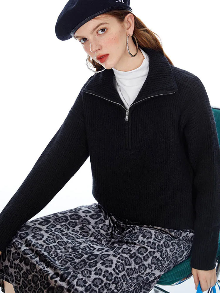 Céleste | Cozy Half-Zip Knit Sweater
