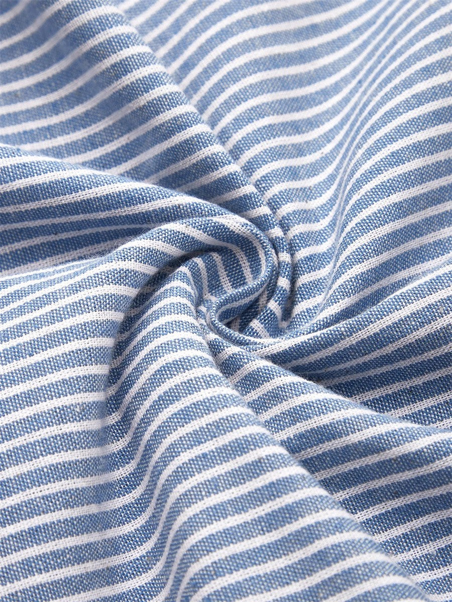 Tracy | Striped A-Line Midi Dress