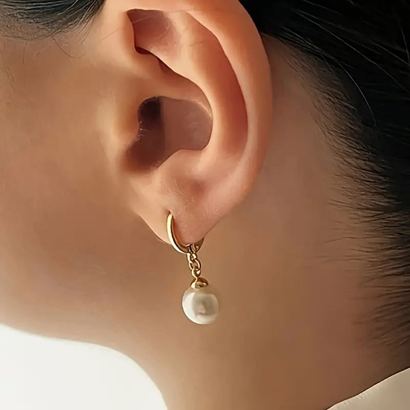 Keesha | Pearl Jewelry Set Gold-Tone
