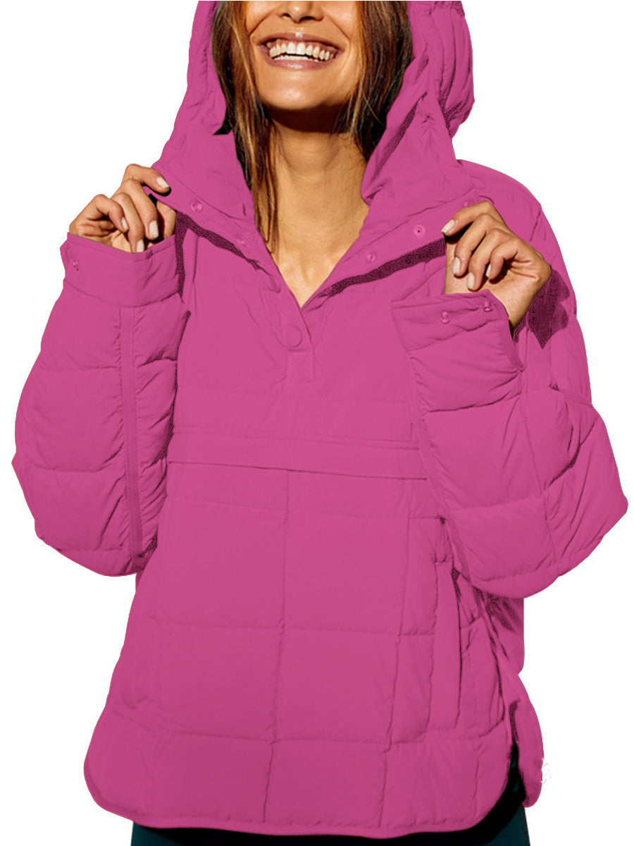 Camille | Oversized Hooded Pullover Jacket