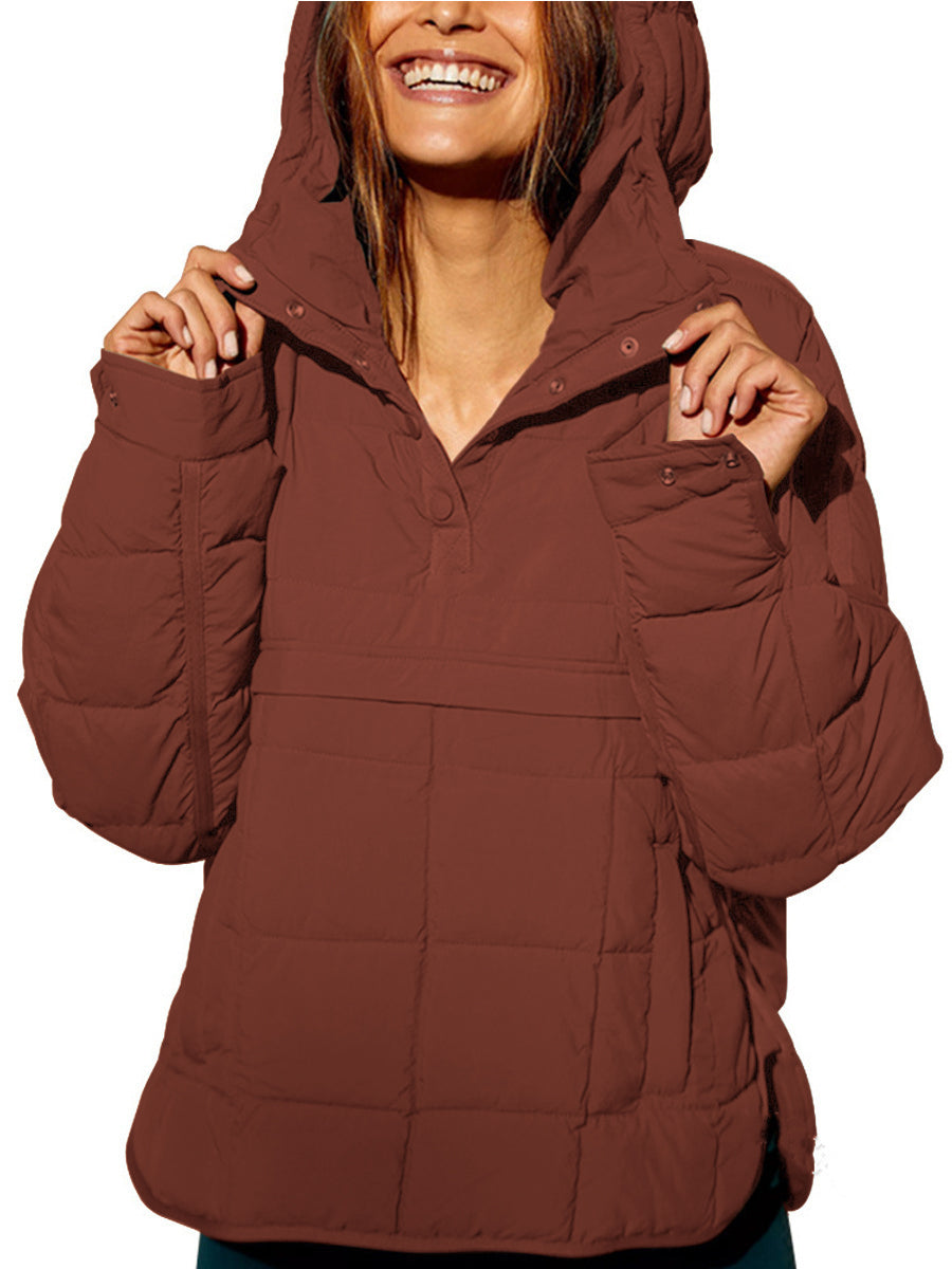 Camille | Oversized Hooded Pullover Jacket