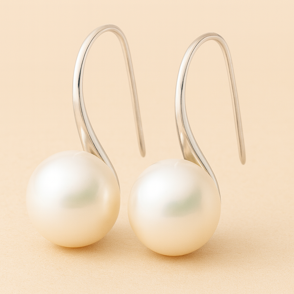 Nell | Pearl Drop Earrings